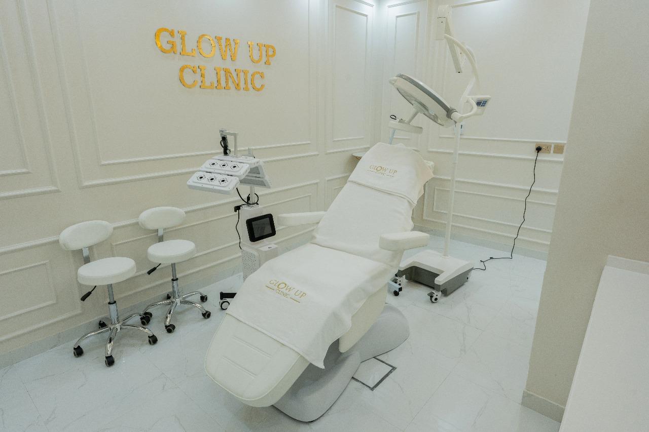 Glow Up Medical Center consultation room Al Garhoud Dubai